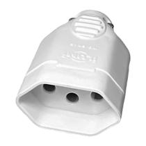 Pino femea ilumi 2 polos+terra 20a. cinza prensa cabo - 1422pct