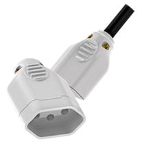 Pino Fêmea Ilumi 2P+T Bipolar, 20A, 250V, Cinza Sm