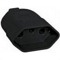 Pino Femea Interneed 2 Polos+Terra 20A. Preto 062899 Pino Femea Interneed 2 Polos+Terra 20A. Preto 062899