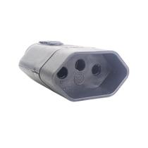 Pino Femea Preto 2p+t 20a 250v 1423 - Ilumi Pino Femea Preto 2p+t 20a 250v 1423 - Ilumi