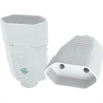 Pino Femea Radial 2P 10A Branco 1501142 - Kit C/50 Unidades Pino Femea Radial 2P 10A Branco 1501142 - Kit C/50 Unidades