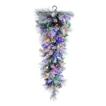 Pino Jackson Flocked Artificial en Forma de Lágrima Preiluminado Vickerman de 91 cm Pino Jackson Flocked Artificial en Forma de Lágrima Preiluminado Vickerman de 91 cm