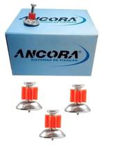 Pino Liso Ação Indireta C/ Arruela Conica 23mm (100 Peças) - ANCORA Pino Liso Ação Indireta C/ Arruela Conica 23mm (100 Peças) - ANCORA