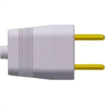 Pino Macho 2 Polos Ilumi 10A Cinza 1401Pct - Kit C/10 Pino Macho 2 Polos Ilumi 10A Cinza 1401Pct - Kit C/10