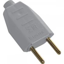 Pino Macho 2 Polos Luster 10A Cinza 1060 - Kit C/50