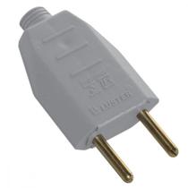 Pino Macho 2 Polos Luster 10A Cinza 1060 - Kit C/50