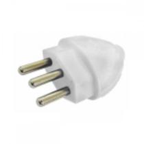 Pino Macho 2 Polos+Terra Daneva 20A Branco Dn1616 - Kit C/12 Pino Macho 2 Polos+Terra Daneva 20A Branco Dn1616 - Kit C/12