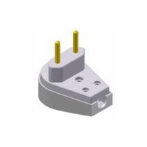 Pino Macho 2P 20A Triangular Cinza - Ilumi - Conector Elétrico