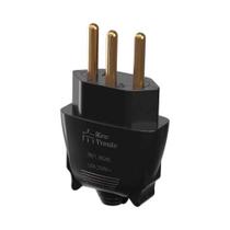 Pino Macho 3P 20A com Prensa Cabo Preto - Mectronic - SKU 26563 Pino Macho 3P 20A com Prensa Cabo Preto - Mectronic - SKU 26563