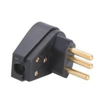 Pino Macho Angular 2p+t 10a/250v Preto Tramontina