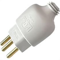 Pino Macho Ilumi 2 Polos+Terra 20A. Cinza Robusto - 14061Pct - Kit C/10 Pecas Pino Macho Ilumi 2 Polos+Terra 20A. Cinza Robusto - 14061Pct - Kit C/10 Pecas