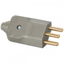 Pino Macho Margirus 2P+T 20A Cinza - Kit C/10 Unidades