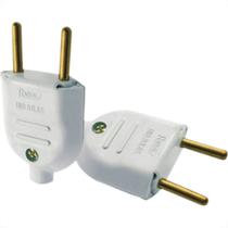 Pino Macho Radial 2P 10A Branco 1501136 - Kit C/50 Unidades Pino Macho Radial 2P 10A Branco 1501136 - Kit C/50 Unidades