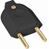 Pino Macho Reto 2P 250V/10A Cor: Preto Ref: 57403202 -TRAMONTINA