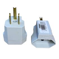 Pino Plug Adaptador Tripolar Reverso 2p+t 15a 250w (10 Pçs)