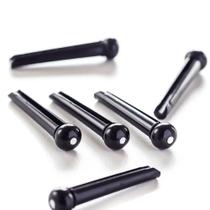 Pino Ponte Violão Preto Branco (6 Peças) Spirit BPN-BLK/W Pino Ponte Violão Preto Branco (6 Peças) Spirit BPN-BLK/W