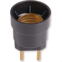 Pino Porta Lampada 2 Polos Ilumi Preto 1701Pct - Kit C/10 Pino Porta Lampada 2 Polos Ilumi Preto 1701Pct - Kit C/10