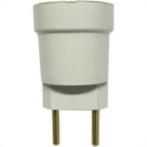 Pino Porta Lampada 2 Polos Voltec Branco V401.1 - Kit C/50