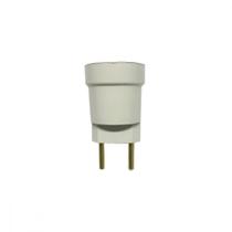 Pino Porta Lampada 2 Polos Voltec Branco V401.1 - Kit C/50
