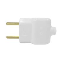 Pino Prensa Cabo 2 Polos 10A 250V Branco - Ilumi
