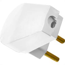 Pino Prensa Cabo Flp 2 Polos 10A. Branco - Kit C/10 Pecas Pino Prensa Cabo Flp 2 Polos 10A. Branco - Kit C/10 Pecas