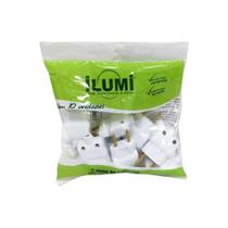 Pino Prensa Cabo Ilumi 2 Polos 10A Branco 14240Pct - Kit C/10 Pino Prensa Cabo Ilumi 2 Polos 10A Branco 14240Pct - Kit C/10