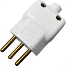 Pino Prensa Cabo Ilumi 2 Polos+Terra 10A. Branco - 14350Pct - Kit C/10 Pecas Pino Prensa Cabo Ilumi 2 Polos+Terra 10A. Branco - 14350Pct - Kit C/10 Pecas