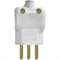 Pino Prensa Cabo Ilumi 2 Polos+Terra 10A Branco 14350Pct - Kit C/10 Pino Prensa Cabo Ilumi 2 Polos+Terra 10A Branco 14350Pct - Kit C/10