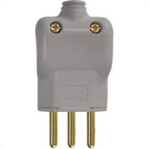 Pino Prensa Cabo Ilumi 2 Polos+Terra 10A Cinza 14050Pct - Kit C/10 Pino Prensa Cabo Ilumi 2 Polos+Terra 10A Cinza 14050Pct - Kit C/10