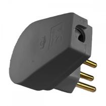 Pino Prensa Cabo Ilumi 2 Polos+Terra 10A. Gigante Preto - 1418Pct . / Kit C/ 10 Peças Pino Prensa Cabo Ilumi 2 Polos+Terra 10A. Gigante Preto - 1418Pct . / Kit C/ 10 Peças