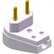 Pino Prensa Cabo Ilumi Gigante 2 Polos 10A Branco 1437Pct - Kit C/10 Pino Prensa Cabo Ilumi Gigante 2 Polos 10A Branco 1437Pct - Kit C/10