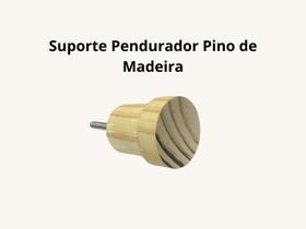 Pino Suporte de Madeira Pendurador para Espelho Adnet Decoração moderna