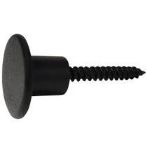 Pino Suporte para Espelho Adnet Pendurador de Casaco de Parede Aço Carbono 1,5cm Preto Pino Suporte para Espelho Adnet Pendurador de Casaco de Parede Aço Carbono 1,5cm Preto
