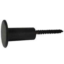 Pino Suporte para Espelho Adnet Pendurador de Casaco de Parede Aço Carbono 3cm Preto Pino Suporte para Espelho Adnet Pendurador de Casaco de Parede Aço Carbono 3cm Preto