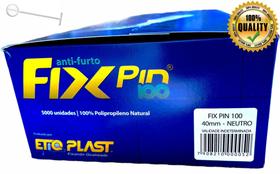 Pino Tag 40mm Anti-furto Com 5 Mil Pinos Etiqplast Fixpin