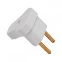 Pino Triangulo 2 Polos Ilumi 10A Branco 1443Pct - Kit C/10