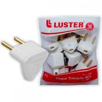 Pino Triangulo 2 Polos Luster 10A Branco 2046 - Kit C/10