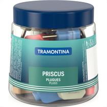 Pino Triangulo 2 Polos Tramontina Pequeno Color - Kit C/24