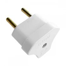 Pino Triangulo Ilumi 2 Polos 10A. Branco - 1443Pct ./ Kit Com 10 Peças