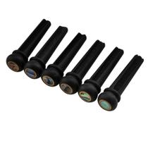 Pinos de ponte de guitarra para guitarra acústica Taylor Martin Ebony Pinos de ponte de guitarra para guitarra acústica Taylor Martin Ebony
