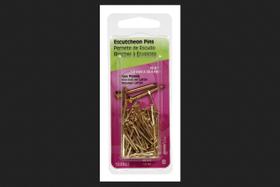 Pinos de proteção Hillman 16 Ga 2,5 cm banhados a latão