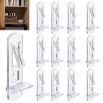 Pinos de Suporte para Prateleira Ojeemii 20 Peças 5 mm Autotravantes Transparentes