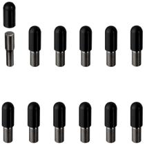 Pinos para prateleira Whitesnow 12 peças diâmetro duplo 5 mm 1/4 polegada Pinos para prateleira Whitesnow 12 peças diâmetro duplo 5 mm 1/4 polegada