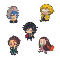 Pins Broches Anime Demon Slayer 5 Modelos Pins Broches Anime Demon Slayer 5 Modelos