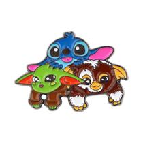 Pins De Esmalte Animados Com Stitch, Broche De Personagem, Emblemas De Lapela, Acessórios De Joias