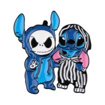 Pins De Esmalte Animados Com Stitch, Broche De Personagem, Emblemas De Lapela, Acessórios De Joias