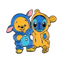 Pins De Esmalte Animados Com Stitch, Broche De Personagem, Emblemas De Lapela, Acessórios De Joias