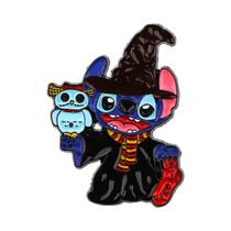 Pins De Esmalte Animados Com Stitch, Broche De Personagem, Emblemas De Lapela, Acessórios De Joias