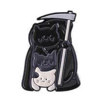 Pins De Esmalte, Broches E Distintivos De Lapela Com Temas De Gato Fantasma Branco, Abóbora E