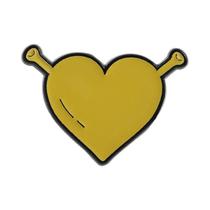 Pins De Esmalte De Desenho Animado Monstro Verde, Broches Personalizados, Distintivos De Lapela,